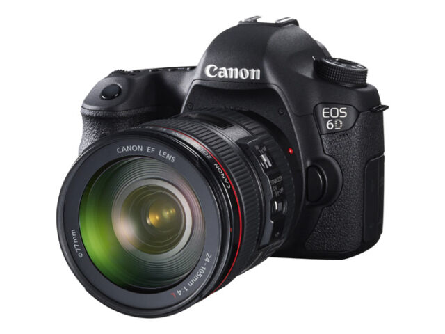 Canon EOS 6D 20.2 MP Digital SLR Camera - Black (Kit w/ EF L IS USM 24-105mm...