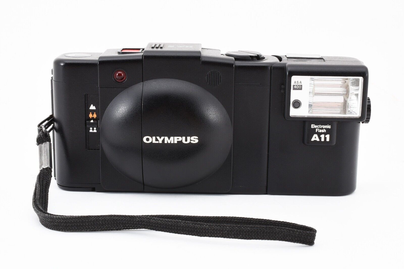 【problem】Olympus XA2 Point & Shoot film Camera + A11 Flash From JAPAN #2122269