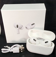 NEW BLUETOOTH WIRELESS EARPHONES EARBUDS WHITE IN BOX W/ CHARGER & CASE picture