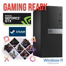GAMING Dell i5 Desktop Computer PC NVIDIA GTX745 up to 32GB RAM 2TB SSD W11P BT5 picture