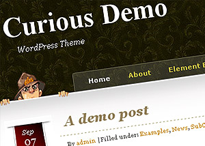 Curious WordPress Theme