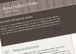 SandDollar WordPress Theme