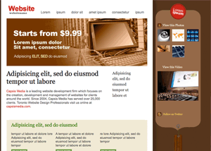 Hosting Business Template