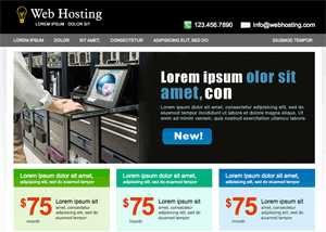 Hosting Design Template