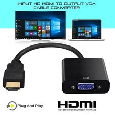 HDMI Male to VGA Female Video Cable Converter Adapter For PC Monitor 4K 3.0 picture