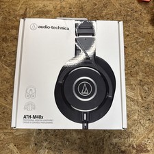 Audio Technica ATH-M40X Professional Monitor Headphones - New Open Box - Black picture